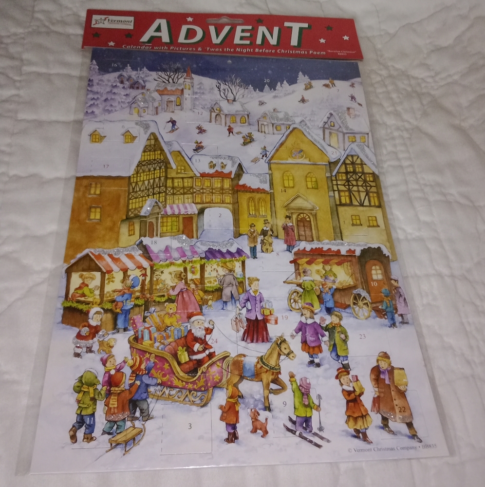 New Old Stock Christmas Advent Calendar Vermont Christmas Company